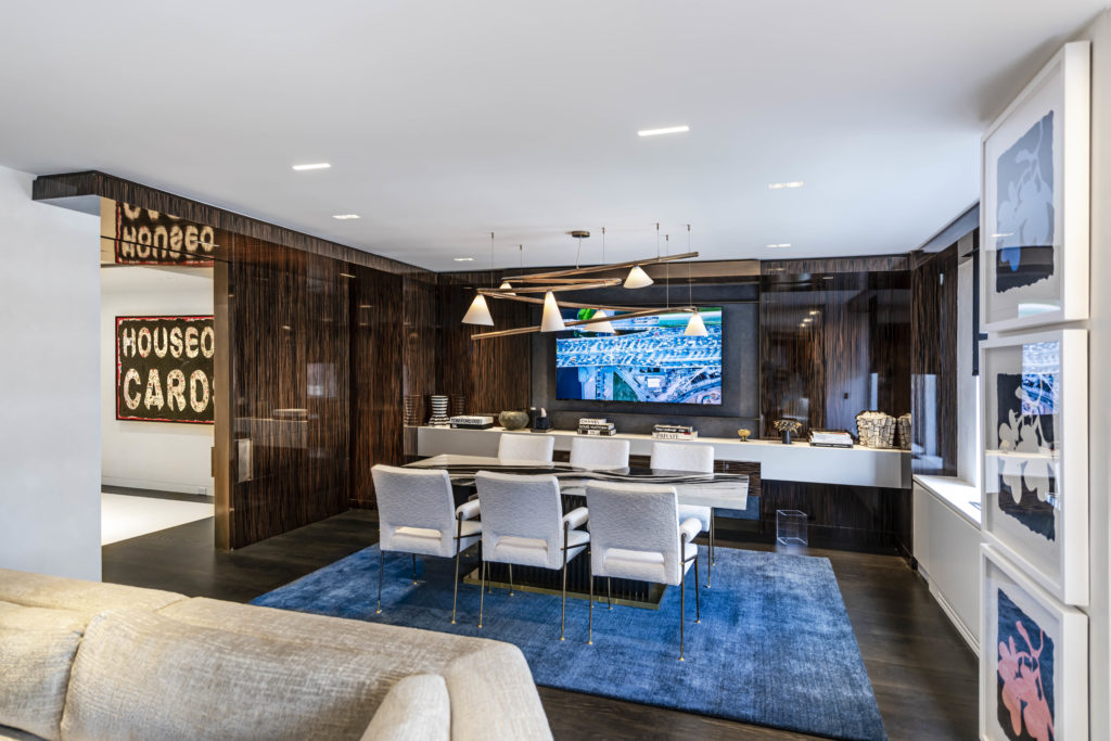 Park Avenue Dining Room Renovation with Wood Panels