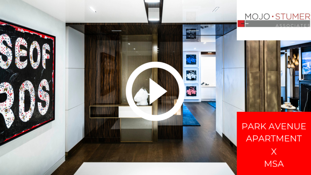 Park Avenue Apartment Youtube Thumbnail with Play Button