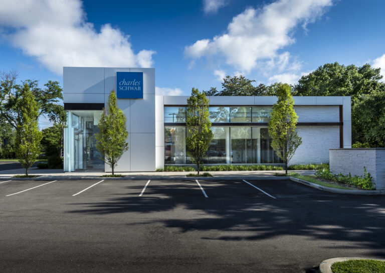 Exterior of charles schwab project